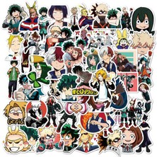 Scentu 50 Adet/paket My Hero Academia Japonya Anime Çıkartmalar Dıy Kaykay Gitar Dizüstü Bilgisayar Için (Yurt Dışından)