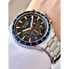 Ferrucci Erkek Fonksiyonlu Metal Kordon Kol Saati