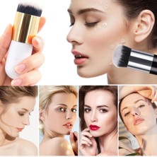 Demstar Professional Make-Up Luxury Kabuki Fondöten ve Allık Makyaj Fırçası Dm