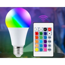 Linway Rgb LED Ampul Kumandalı Gunisigi 9W