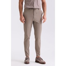 Jakamen Vizon Comfort Fit Beli Lastikli Jogger Pantolon