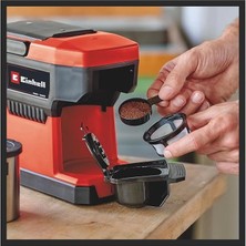Einhell Te-Cf 18 Li-Solo Power X-Change Akülü Kahve Makinesi (18 V, 240 ml Su Kabı, Filtre Kahve ve Kahve Pedleri Için, Taşıma Sapı, Kapaklı Kahve Fincanı Dahil, Pilsiz)