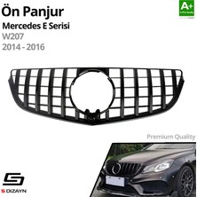 Drs Tuning S-Dizayn Mercedes E-Class W207 Ön Panjur Parlak Siyah Piano Black Gtr Model 2014-2016