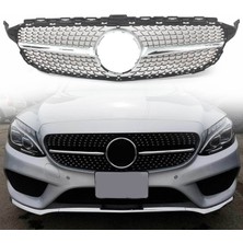 S-Dizayn Mercedes C-Class W205 Ön Panjur Krom Diamond Model 2015-2018