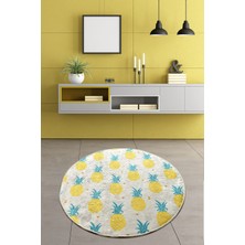 Chilai Home Ananas Djt Çap 100 Cm Banyo Halısı