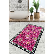 Chilai Home Habena Banyo Halısı Djt 70 x 120  cm  Banyo Halısı,Banyo Paspası Yıkanabilir Kaymaz Taban Garantili