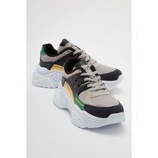 Kadın Anorak Spor Ayakkabı LACİ FÜME SARI