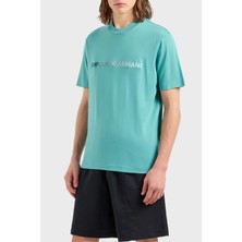 Emporio Armani Bisiklet Yaka Pamuk Regular Fit T Shirt Erkek T Shirt 3D1TG3 1jpzz 0758