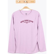 824025 Ges New York Club Baskılı Uzun Kol Body