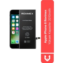 Rovimex Apple iPhone 6g Rovimex Yüksek Kapasite Batarya Pil