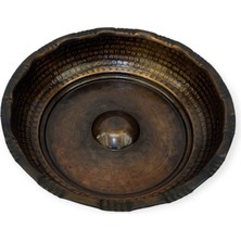 Efemir Oksitli Bakır Hamam Tası 18 cm