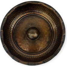 Efemir Oksitli Bakır Hamam Tası 18 cm