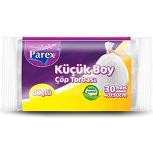 Parex Güçlü Çöp Poşeti Küçük Boy 30 Lu x 15 Adet