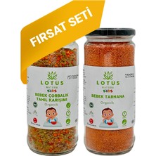 Lotus Natura  Bebek Çorbalık Tahıl Karışımı- Bebek Tarhana Seti +9 Ay