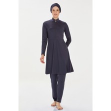 REMSA Likralı Tesettür Mayo Maysız Düz 9020 Antrasit