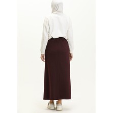 Bwest Beli Bağlamalı Cepli Spor Etek - 00152 - Mürdüm