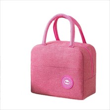 Huang Shoping Taşınabilir Öğle Yemeği Kutusu Alüminyum Folyo Yalıtımlı ÇANTA-23*13*20CM-PEMBE (Yurt Dışından)