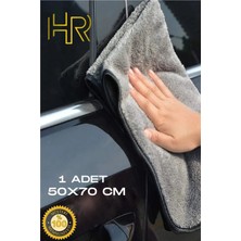 HRPAK Mikrofiber Oto Yıkama ve Araba Kurulama Bezi Büyük Boy 50X70 cm 1 Adet