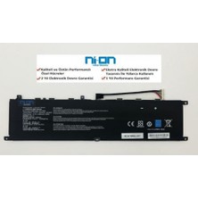 Ni-On Msi GE66 Raider 11UG-262TR , GE76 Dragon edition tiamat 10UG-479TR Notebok Bataryası