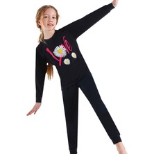 Erdem Weweus Lacivert Kız Çocuk Pijama Takımı  3747