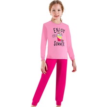 Erdem Weweus Pembe Kız Çocuk Pijama Takımı  3751