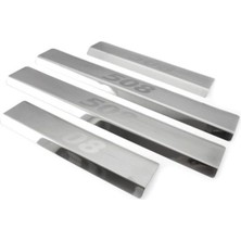 Dry Peugeot  508 2010 > Kapı Eşiği 4 Parça Paslanmaz Çelik