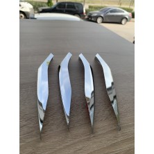 Dry Clio 5 Sis Far Çıtası  4 Parça 2019 ve Sonrası Paslanmaz Çelik