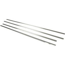 Dry Corolla Cam Çıtası 2002 - 2007 Krom 4 Parça Paslanmaz Çelik