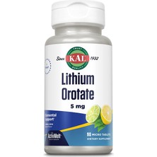 Kal Lithium Orotate Activemelt 5 Mg 90 Tablet