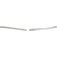 Dry Clio 5 Ön Panjur Krom 2 Parça 2019 ve Sonrası Paslanmaz Çelik