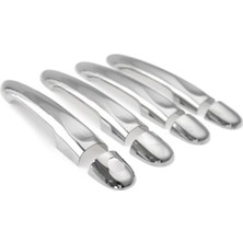 Dry Megane Kapı Kolu 2010 - 2016 Sensörsüz Krom Paslanmaz Çelik 4 Kapı