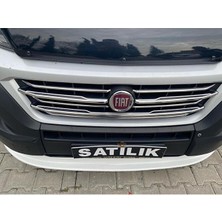 Dry Ducato Ön Panjur Krom 2015 - 2021 Paslanmaz Çelik 8 Parça