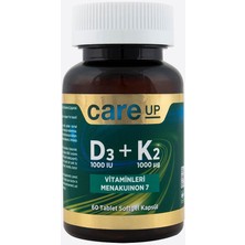 Care Up D3 & K2 Vitamini Içeren Softgel (60)