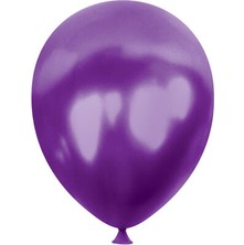 Kikajoy Metalik Balon Pako Baskısız 12 " 100LÜ -Mor-