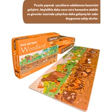 Doerkids Ormanlık Alan Yeraltı Yerüstü Midi Puzzle | 80 Parça 5+ Yaş