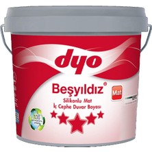 Dyo Beşyıldız Silikonlu Mat İç Cephe Boyası 1987 Köpük 10 kg