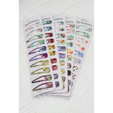 Dzc Kuzenler Avm Çıtçıt Toka Karışık Desenli Çıtçıt Toka 10 Adet