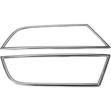 Dry Skoda Octavıa  A7 Sis Far Çerçevesi ve Ön Tampon Çıtası  3 Parça 2015 >   Paslanmaz Çelik