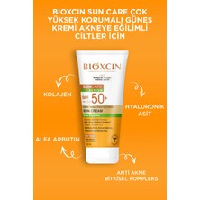 Bioxcin Sun Care Akneye Eğilimli Ciltler İçin Güneş Kremi 50 Spf - Akne, Dry Touch, Mat - Büyük Boy 150 ml