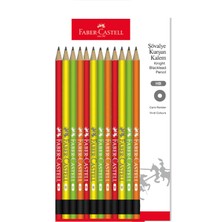Faber-Castell Şövalye Kurşun Kalem 12 Adet Renkli ve Canlı Kalemler