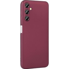 Gpack Samsung Galaxy M15 5g Kılıf Lüx Renkli Premier Kamera Korumalı Mat Silikon Mürdüm