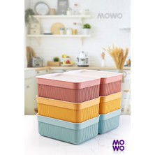 Mowo Home Dragee 2,5 Lt Mutfak Saklama Kabı 6 Lı Set