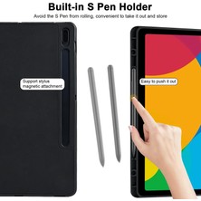 MobaxAksesuar Samsung Galaxy Tab S9 FE Plus / S9 Plus 12.4inç Kılıf Kalem Bölmeli Smart Case X610 X810