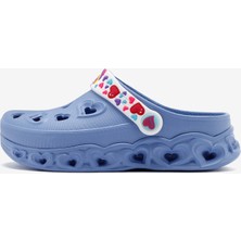 Skechers Foamies: Light Hearted  -  Unicorns & Sunshine Büyük Kız Çocuk Mavi Işıklı Terlik 308023L Ltbl
