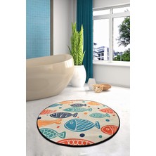 Chilai Home Fish Colourful Djt Çap 100 Cm
