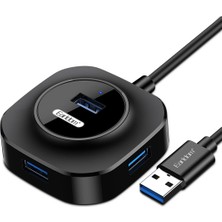 One Depot Tak Çalıştır 4 Adet USB 2.0 Çıkışlı USB Çoklayıcı - Siyah