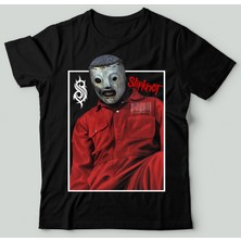 Bu Tshirt Slipknot' Temalı Oversize Tişört.