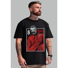 Bu Tshirt Slipknot' Temalı Oversize Tişört.