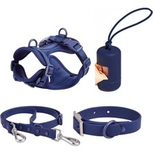 Pakeway Çok Fonksiyonlu 4 Parça Köpek Tasması Gezdirme Seti Su Geçirmez Rulo Dışkı Poşeti Hediyelidir