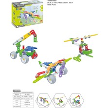 Roy Toys Roytoy Sök Tak Araçlar - 3in1 Set (100 Parça)